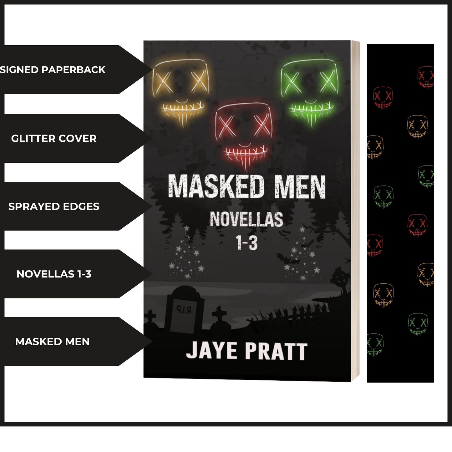 MASKED MEN OMNIBUS 1-3 GLITTER PAPERBACKS (SPRAYED EDGES) *