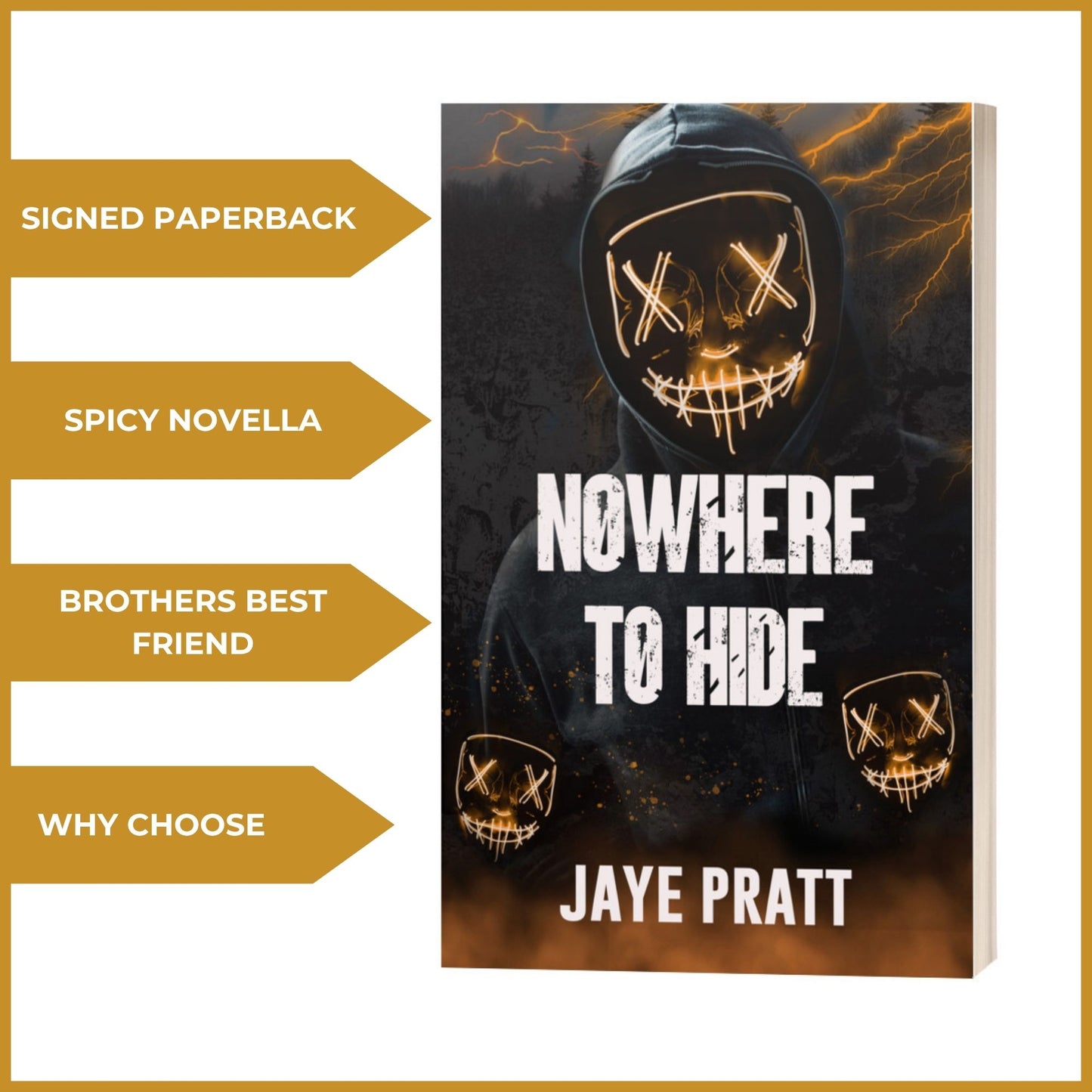NOWHERE TO HIDE PAPERBACK
