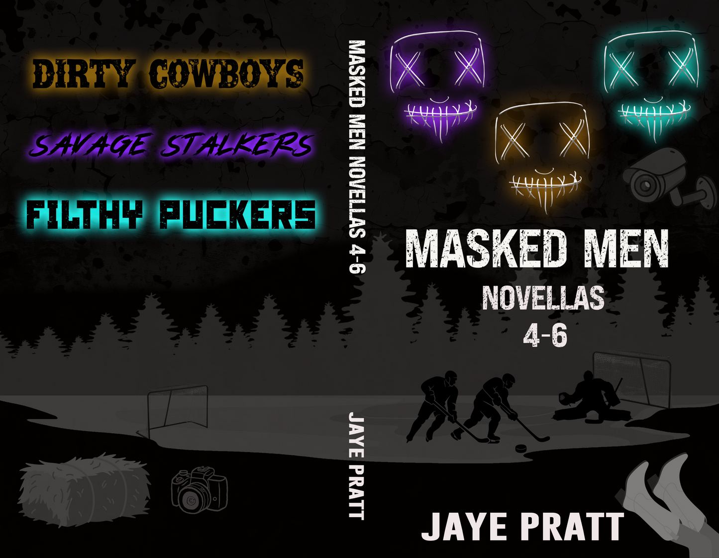 MASKED MEN GLITTER OMNIBUS 7-9 WITH SPRAYED EDGES PRE ORDER- PLEASE READ DESCRIPTION