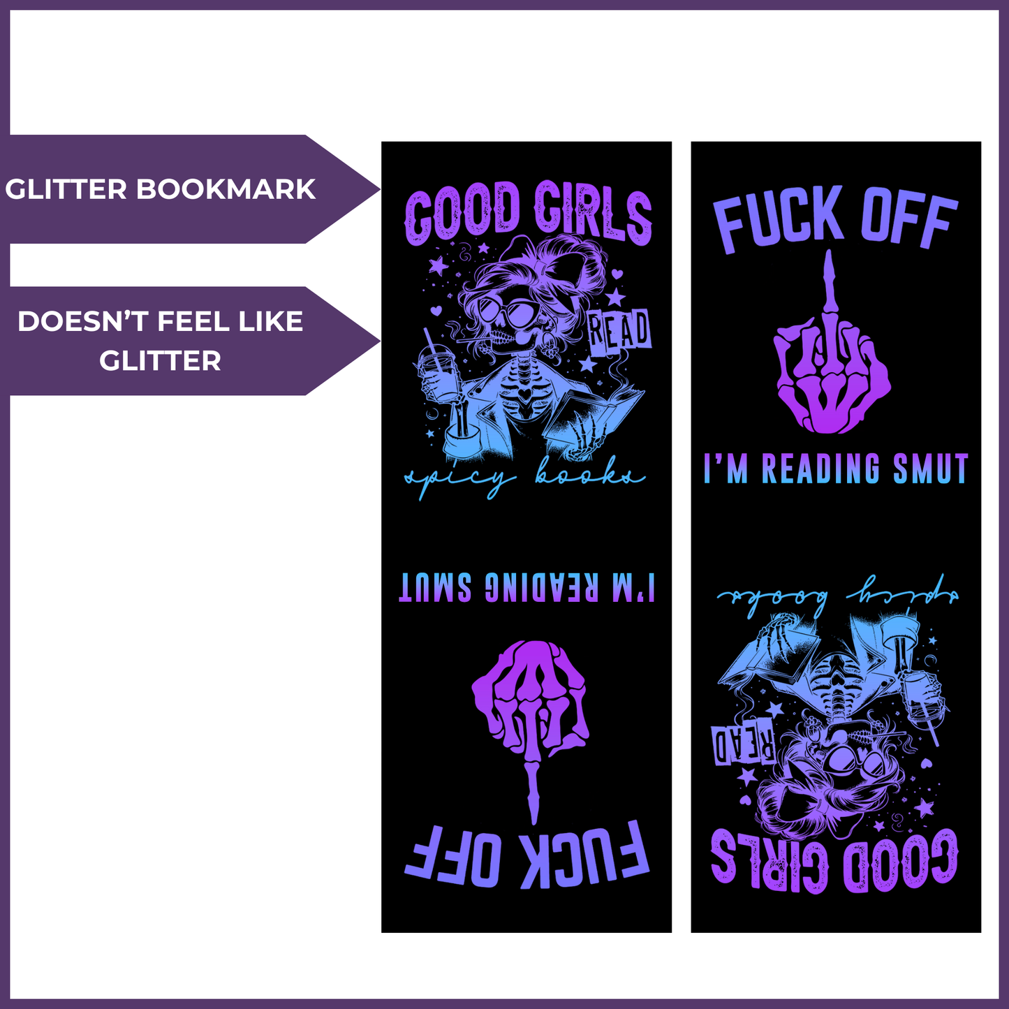 GOOD GIRLS GLITTER BOOKMARK