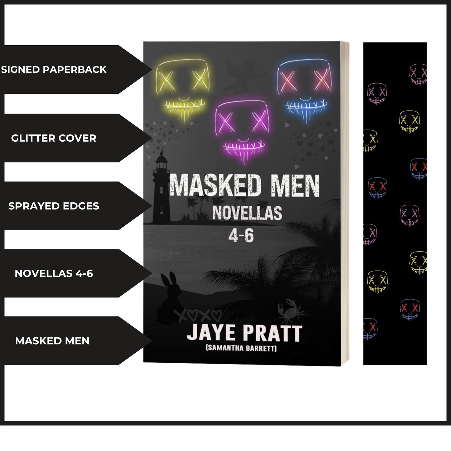 MASKED MEN OMNIBUS 4-6 GLITTER PAPERBACKS (SPRAYED EDGES) *
