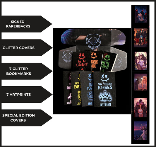 MASKED MEN GLITTER COVERS BOX