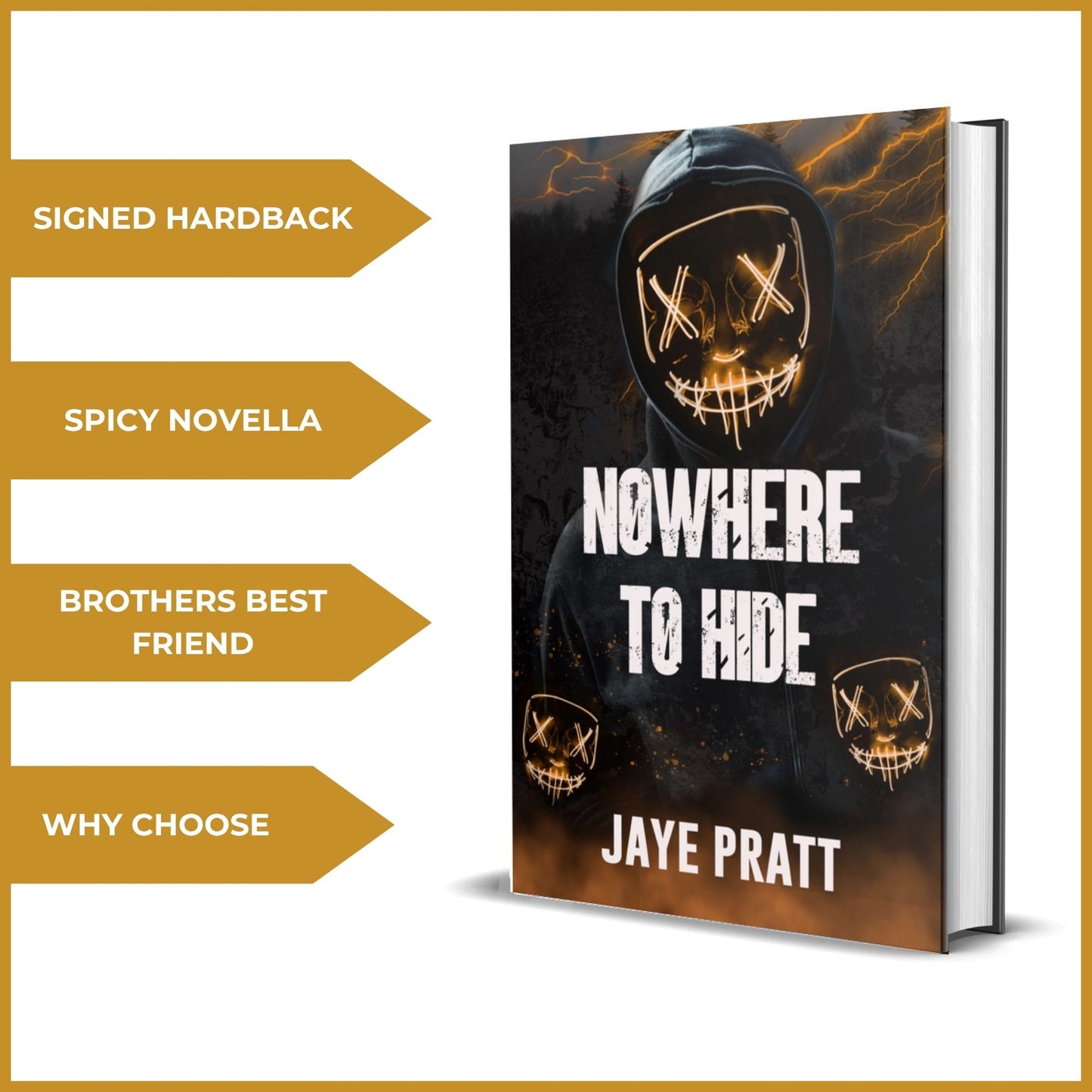NOWHERE TO HIDE HARDBACK