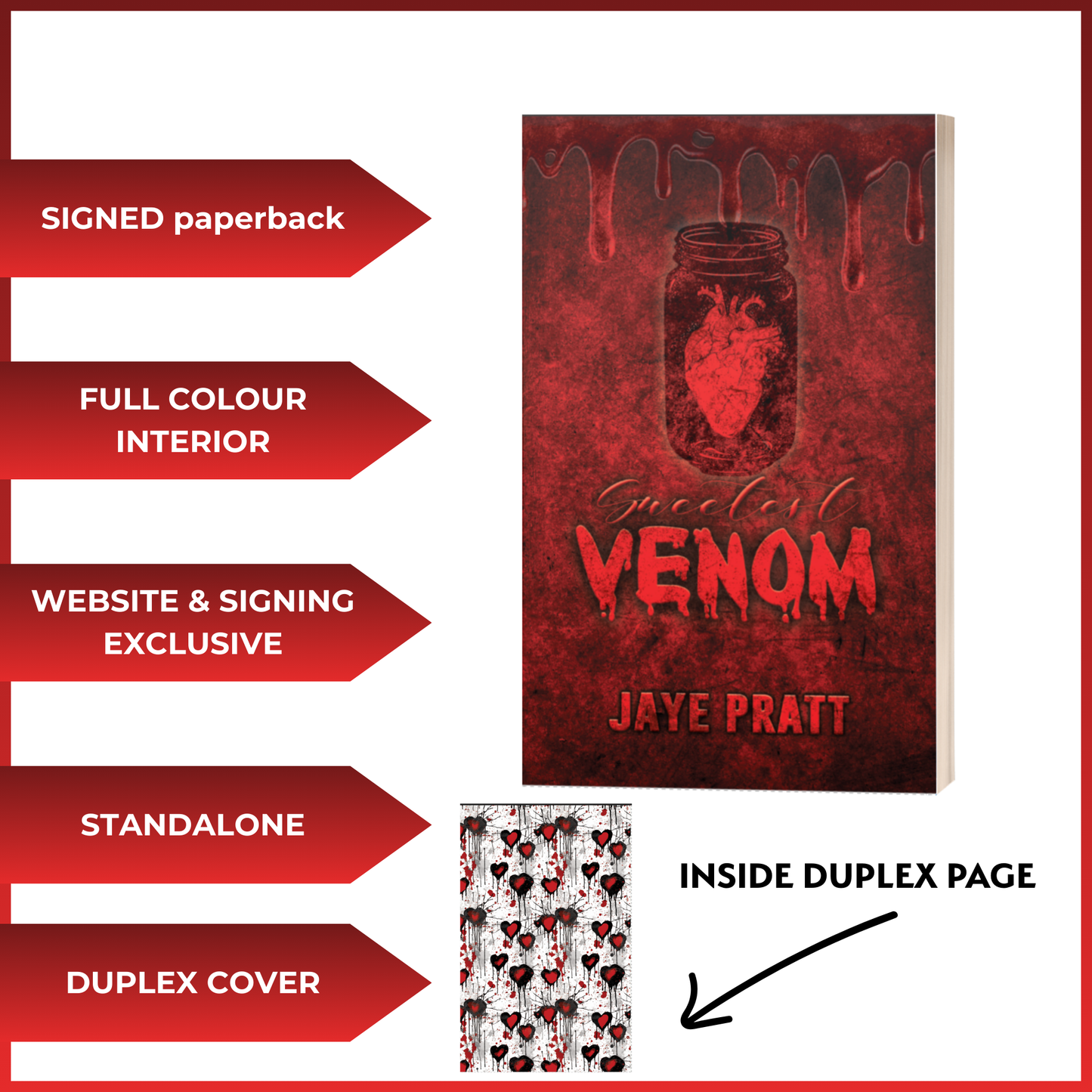 SWEETEST VENOM DUPLEX PAPERBACK (DAMAGED)