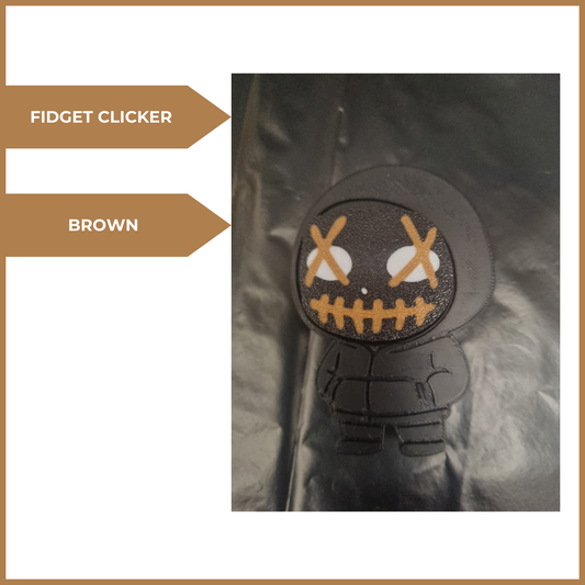 BROWN MASKED MAN CLICKER
